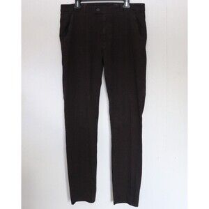 AG Adriano Goldschmied Mens‎ Pants 34x33 The Marshall Slim Chino Brown Corduroy